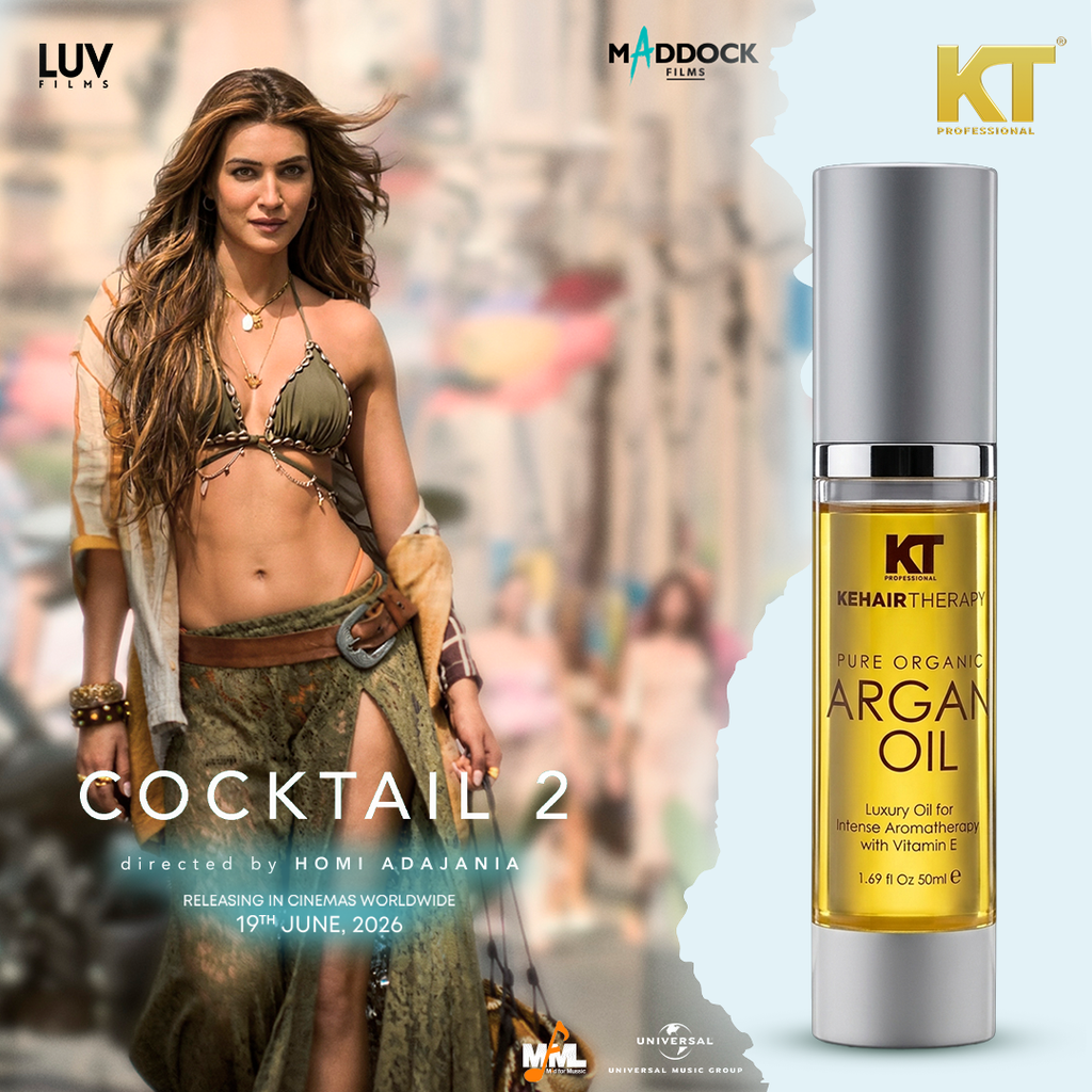 (Cocktail 2 Edition) Pure Argan Oil Hair Serum for Shine & Smoothness | 50ml |100ml