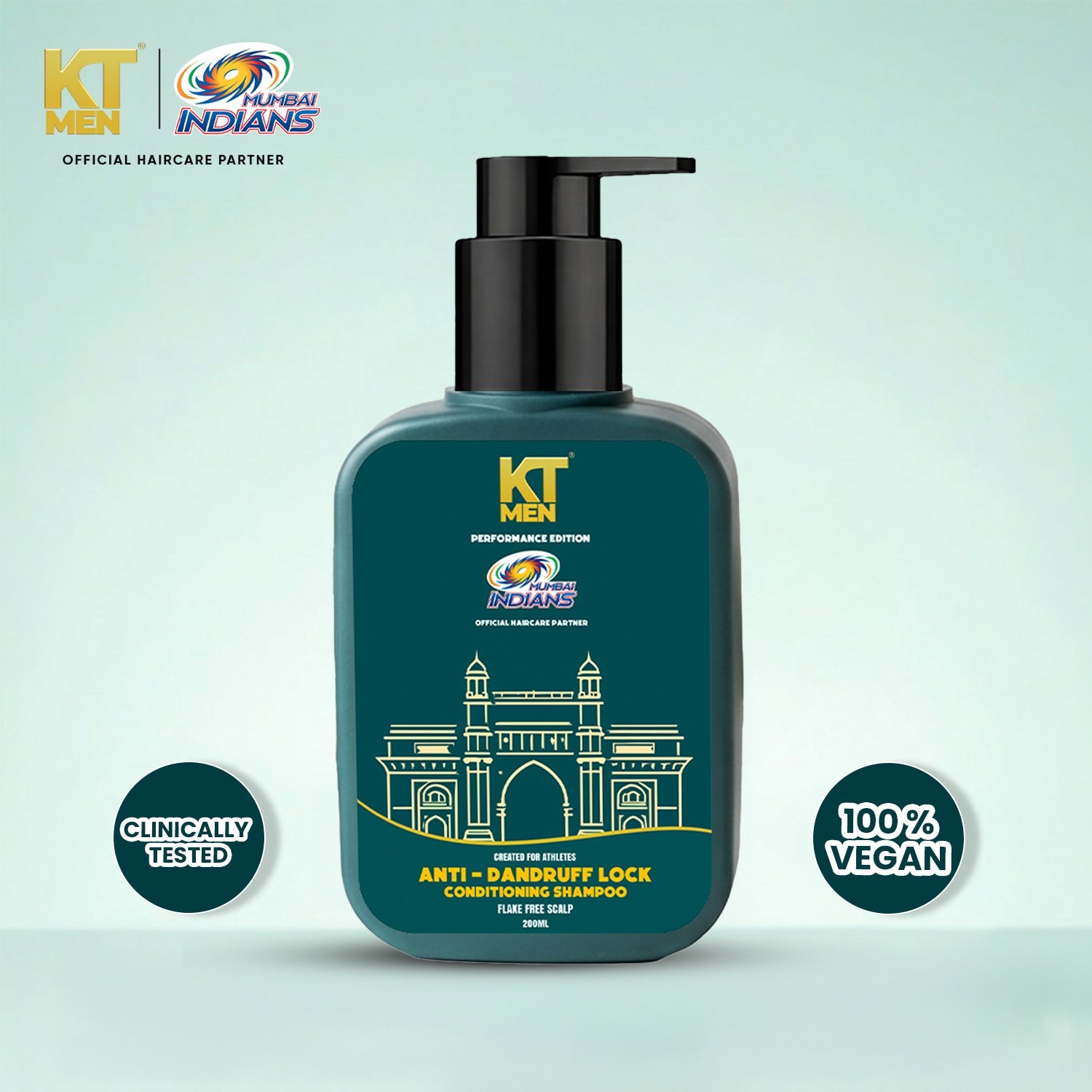 2in1 Anti-Dandruff Lock Control (Shampoo + Conditioner) - 200 ml (Mumbai Indians)