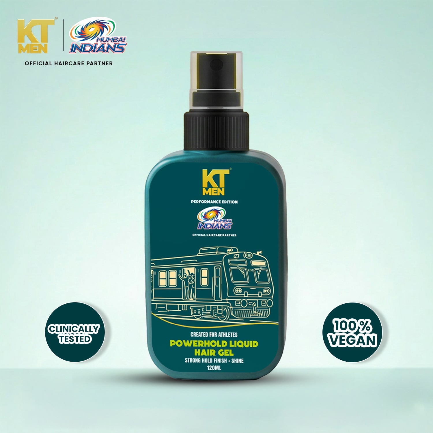 Power Hold Liquid Hair Gel - 120 ml (Mumbai Indians)