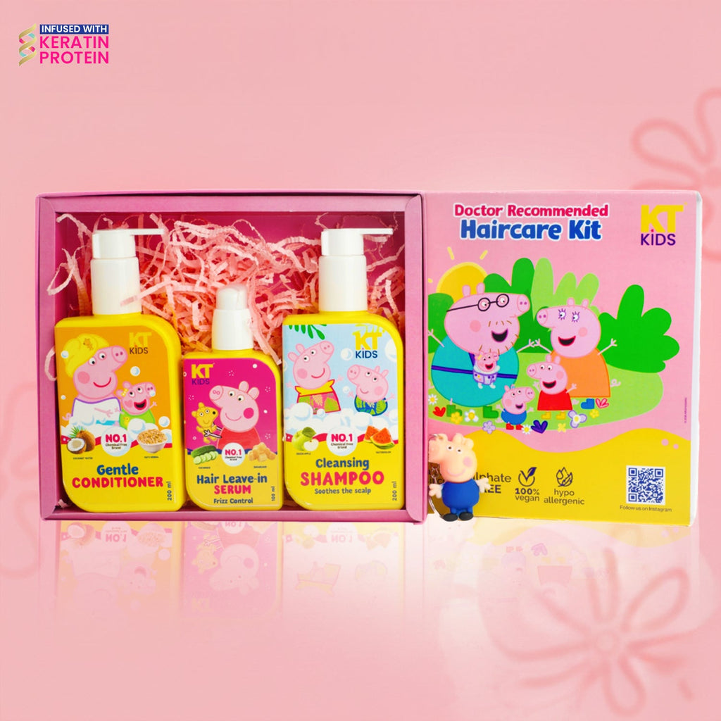 Peppa Pig Kids Hair Care Kit With a Fancy Gift Bag+ Free Peppa pig KeyChain