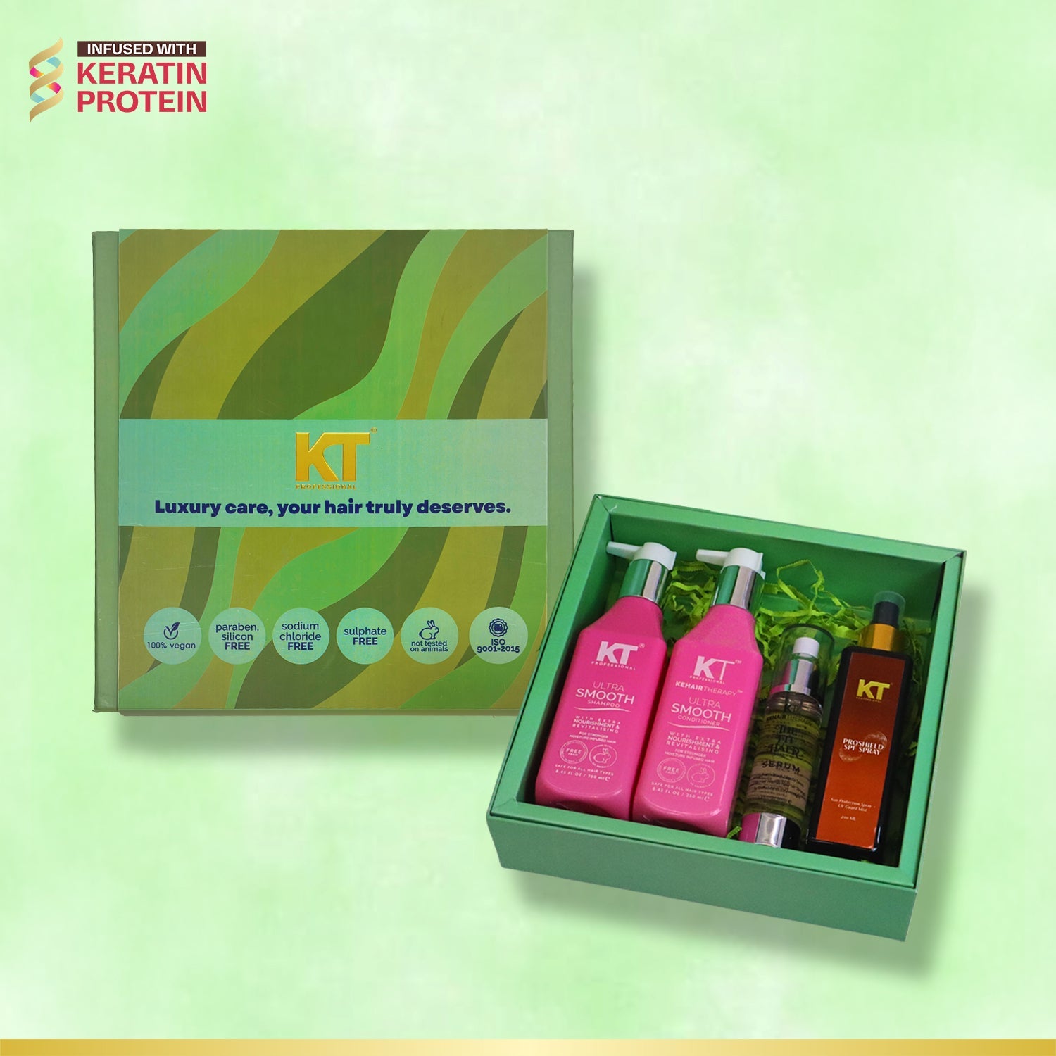 Complete Hair Care Gift Kit | Shampoo, Conditioner, Serum & SPF Spray
