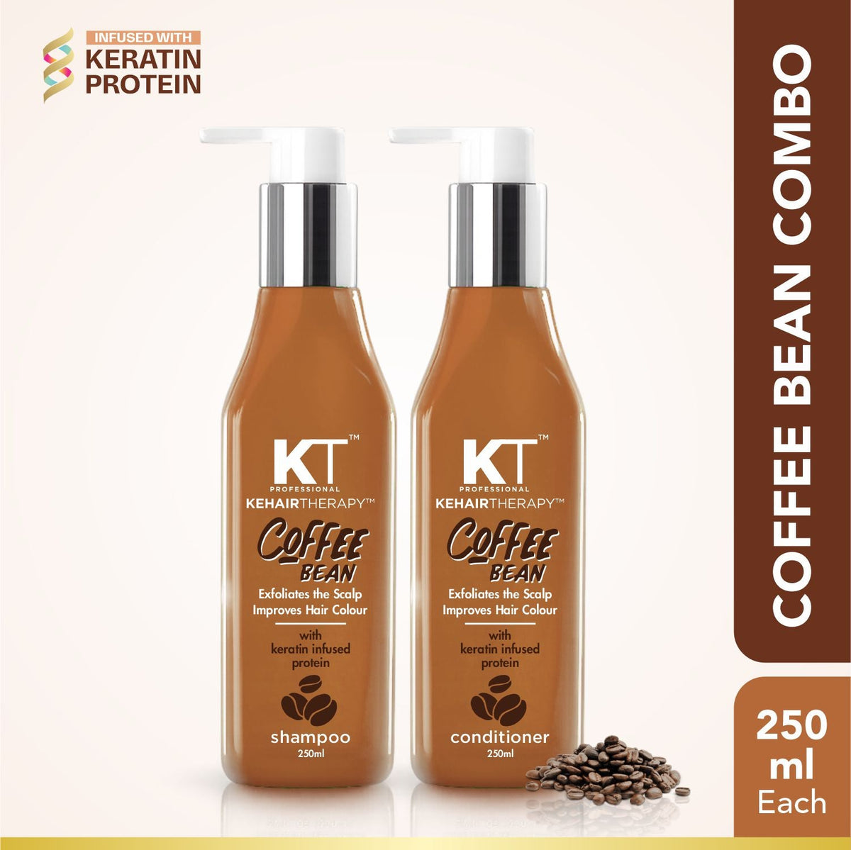 Coffee Bean Shampoo & Conditioner | Exfoliates Scalp, Improves Hair Colour