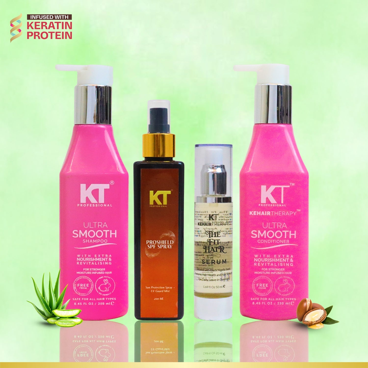 Complete Hair Care Gift Kit | Shampoo, Conditioner, Serum & SPF Spray