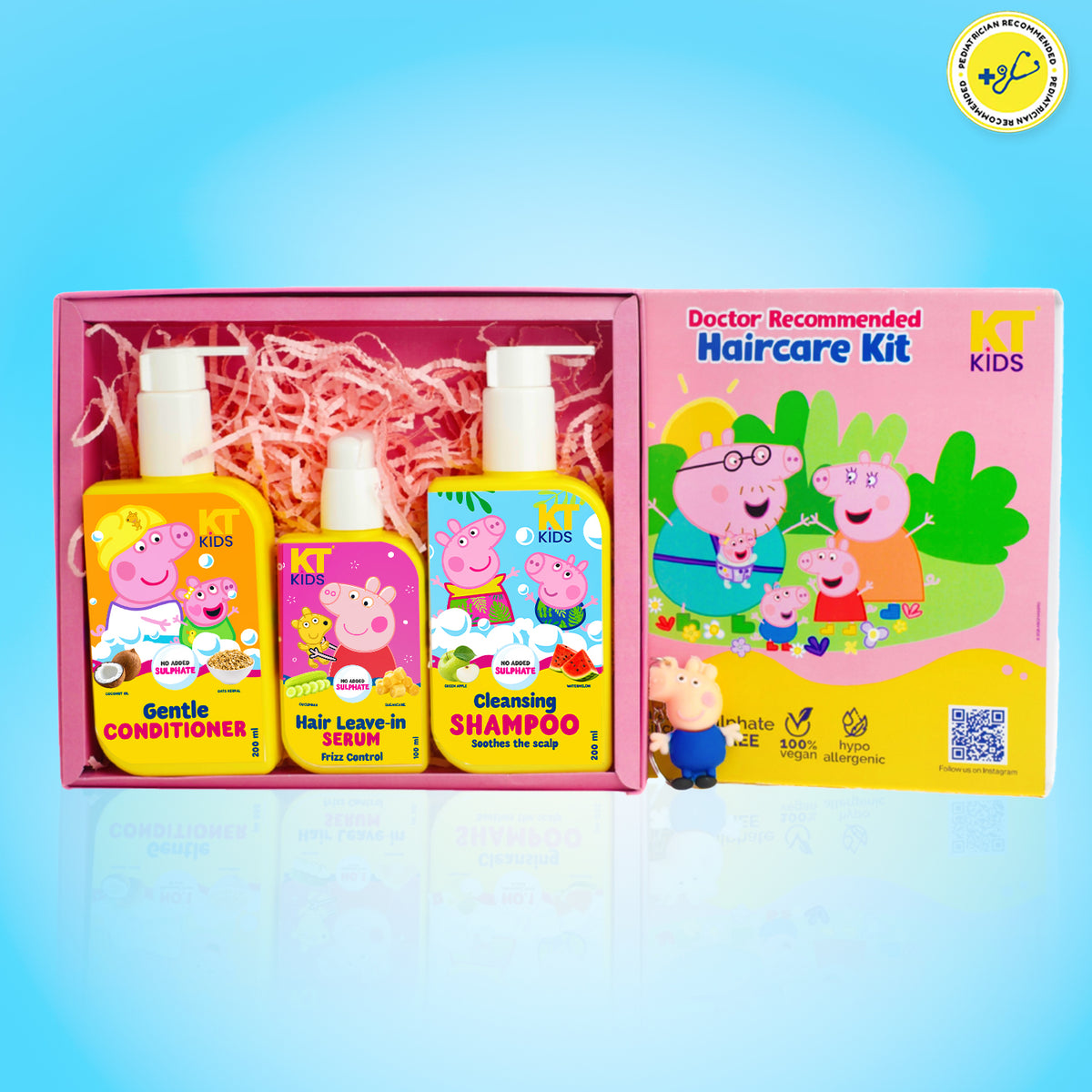 Peppa Pig Kids Body Care Kit-With a Fancy Gift Bag+ Free Peppa KeyChain