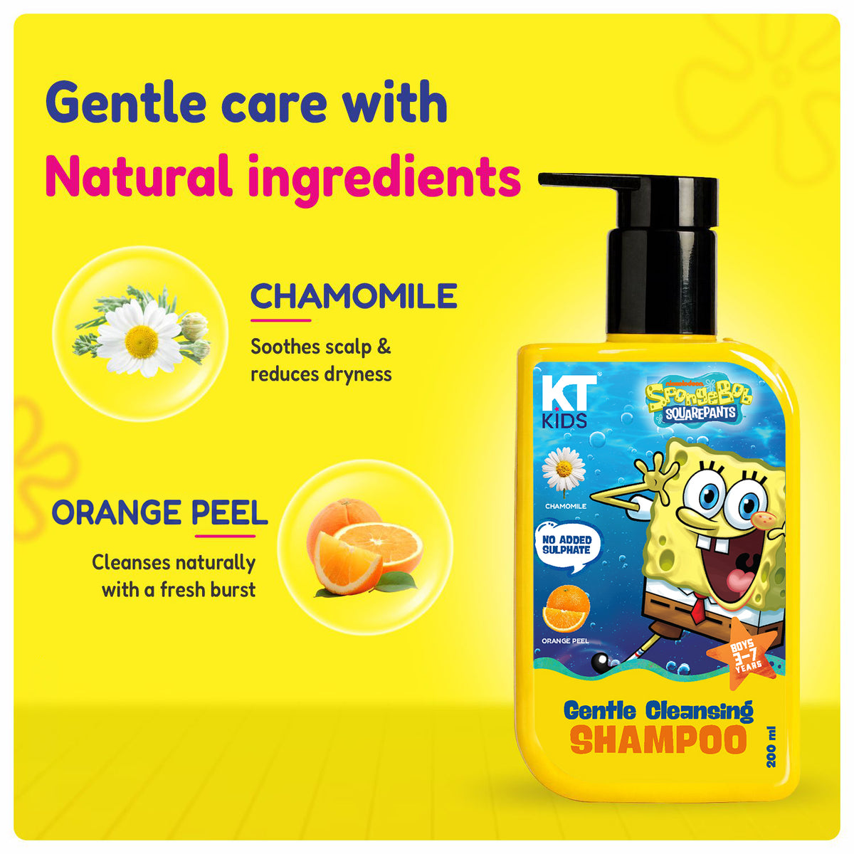 Gentle Cleansing Shampoo | For Boys | 3-7 Yrs | 200ml