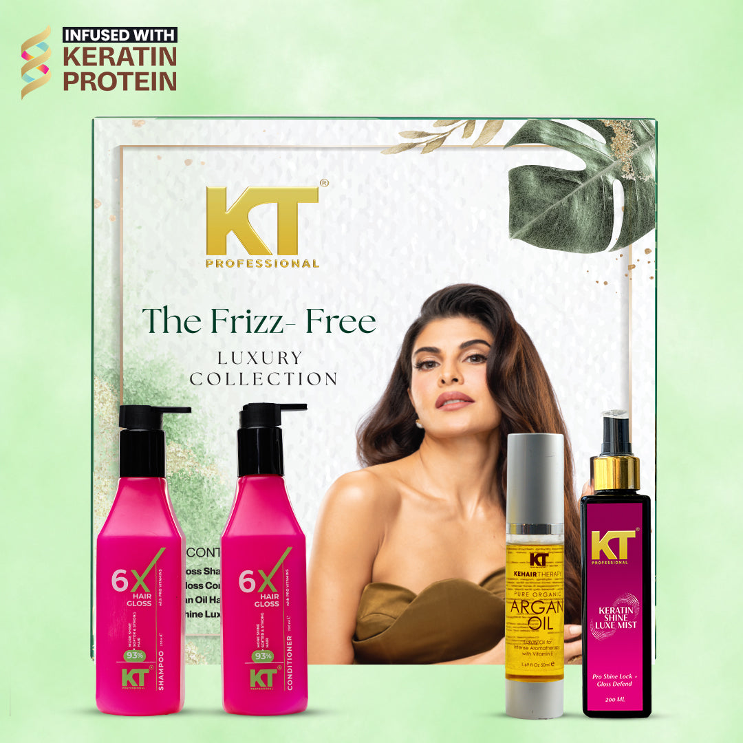 Shine Hair Care Gift Kit | Shampoo, Conditioner, Serum & Keratin Mist