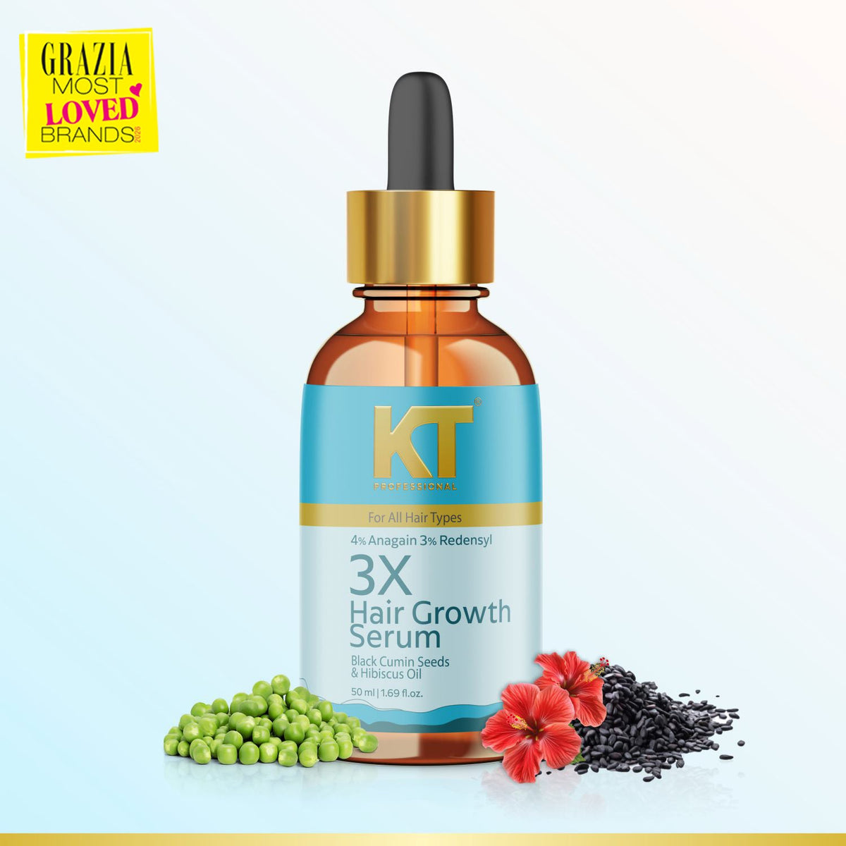 3X Hair Growth Serum | Boost Hair Growth, Strength & Density