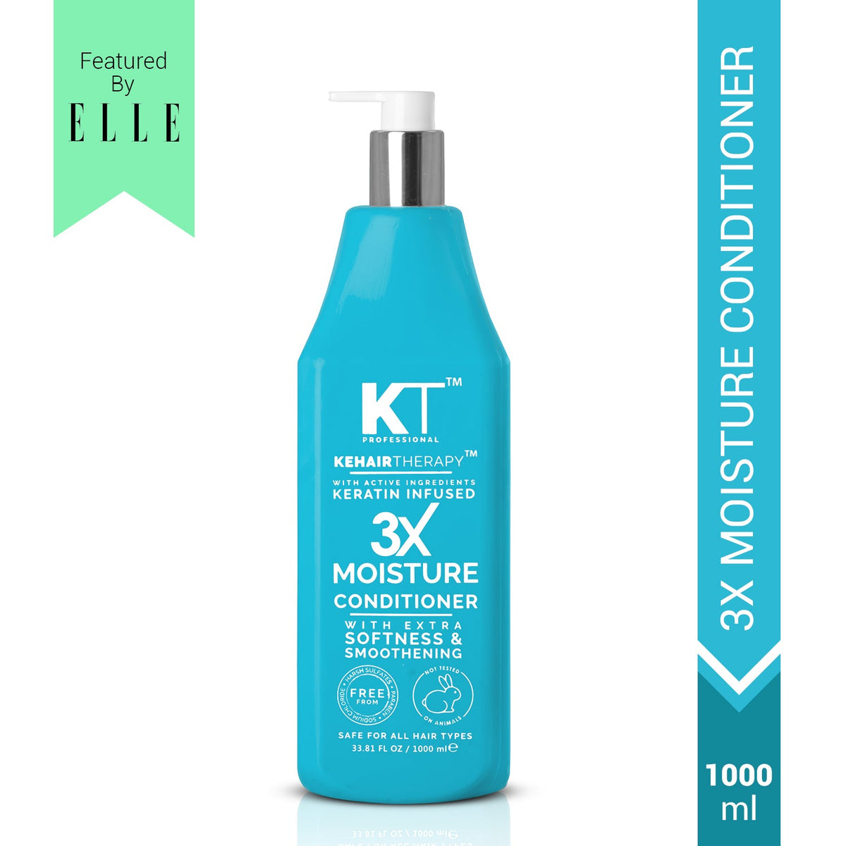 3X Moisture Conditioner | Deep Hydration | Keratin-Infused | 1000ml