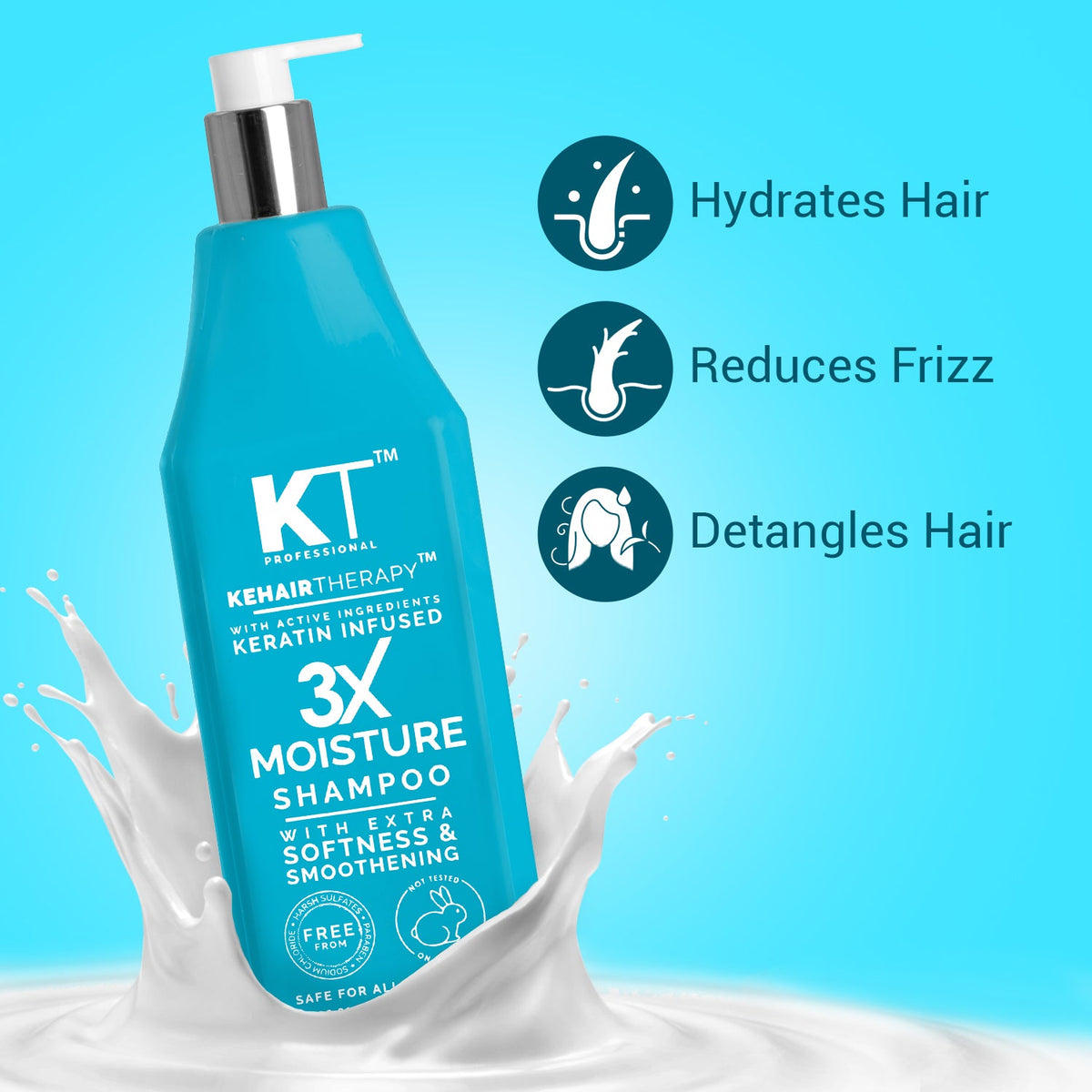 3X Moisture Shampoo for Dry Hair | Hydrates & Smooths Dry Hair
