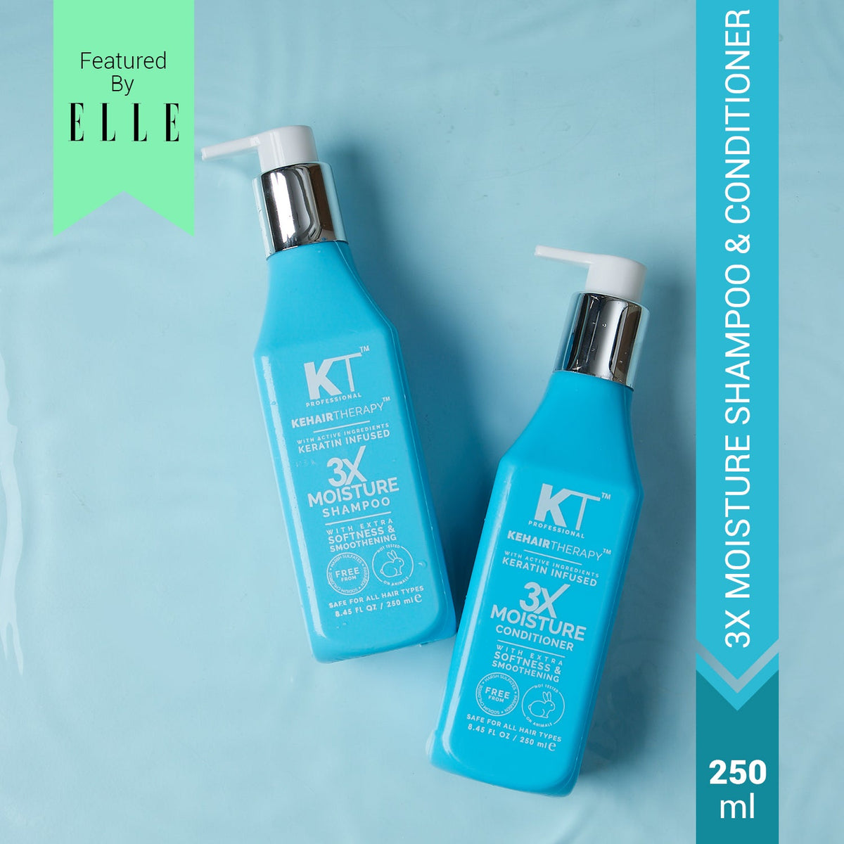 3X Moisture Shampoo & Conditioner | Deep Moisture & Frizz Control