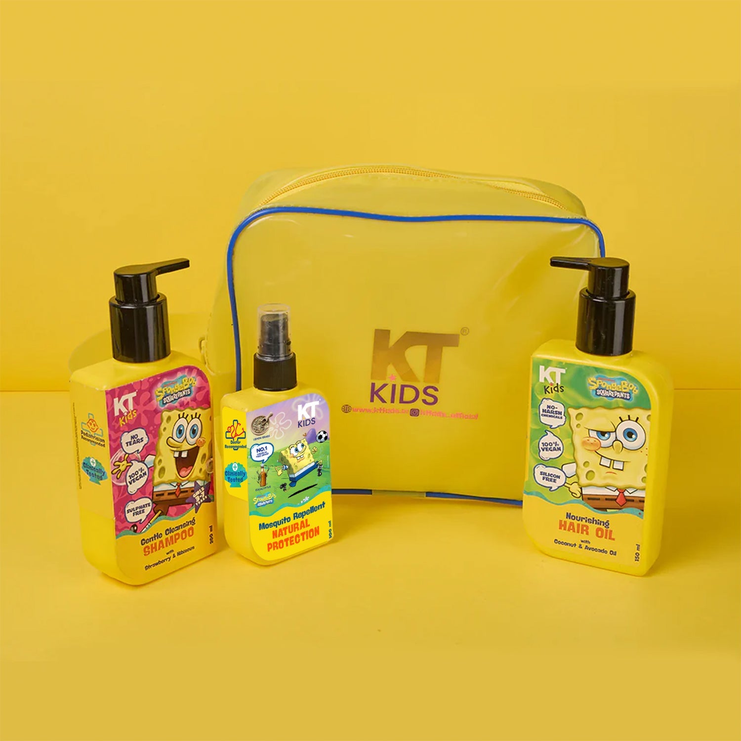 Personal Care Kit For Girls 3+ Years | Shampoo + Hair Oil + Mosquito Repellent