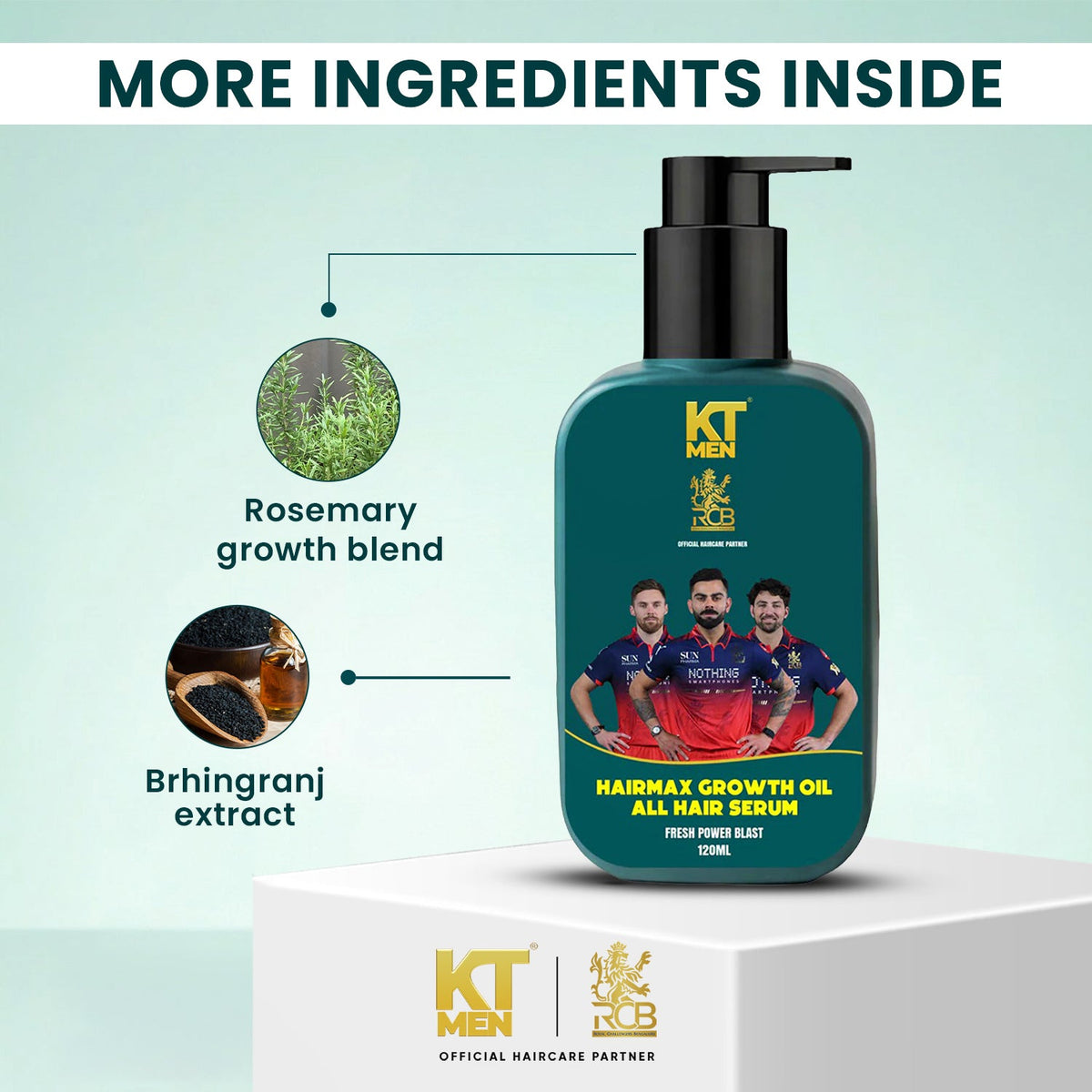 2in1 Hair Max Growth Oil - All Hair Serum (Hair + Beard) - 120 ml