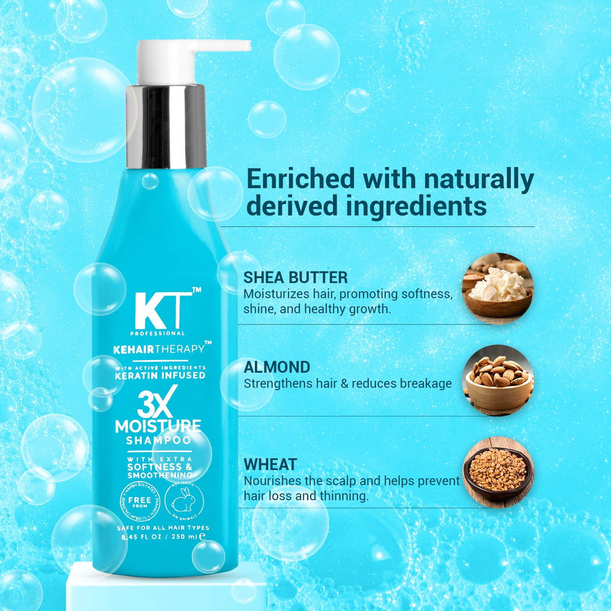 3X Moisture Shampoo | Hydrates & Smooths Dry Hair