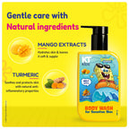 Gift Set ~ Body Care For Boys & Girls 3+ Years | Soft Body Wash + Lotion + Body Sunscreen + Mosquito Spray + Yellow Gift Bag + FREE Keychain