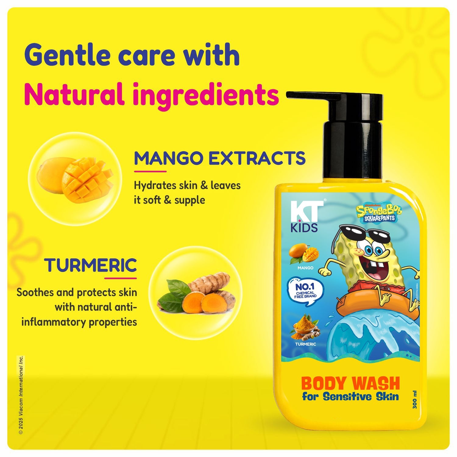 Gift Set ~ Body Care For Boys & Girls 3+ Years | Soft Body Wash + Lotion + Body Sunscreen + Mosquito Spray + Yellow Gift Bag + FREE Keychain
