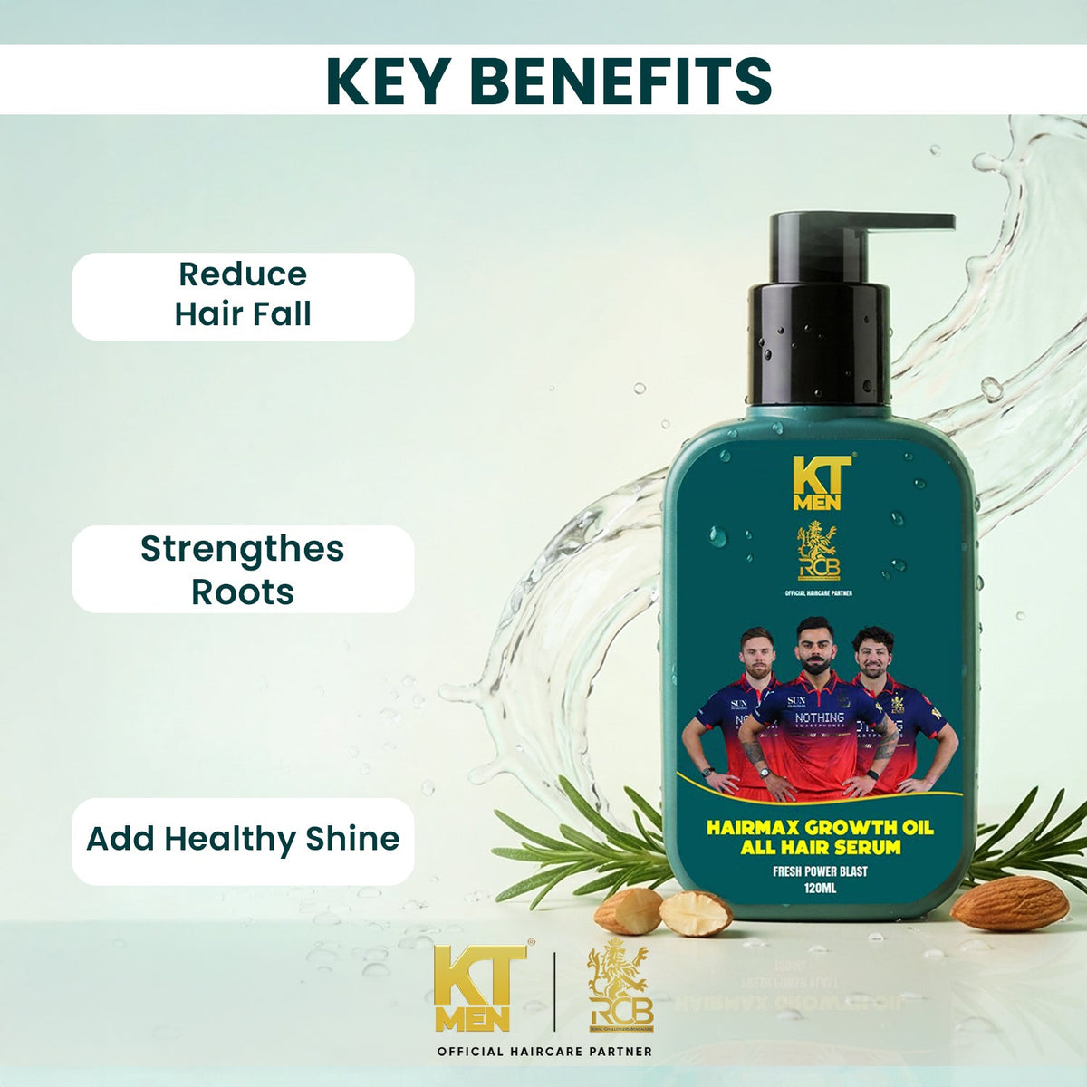 2in1 Hair Max Growth Oil - All Hair Serum (Hair + Beard) - 120 ml