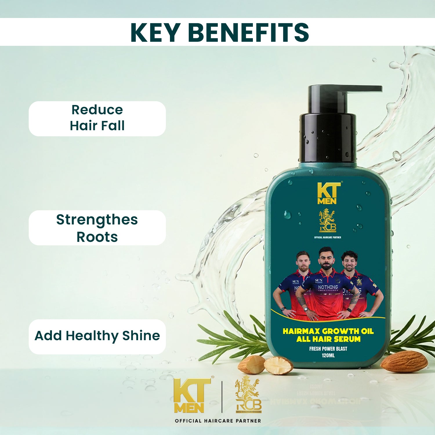 2in1 Hair Max Growth Oil - All Hair Serum (Hair + Beard) - 120 ml