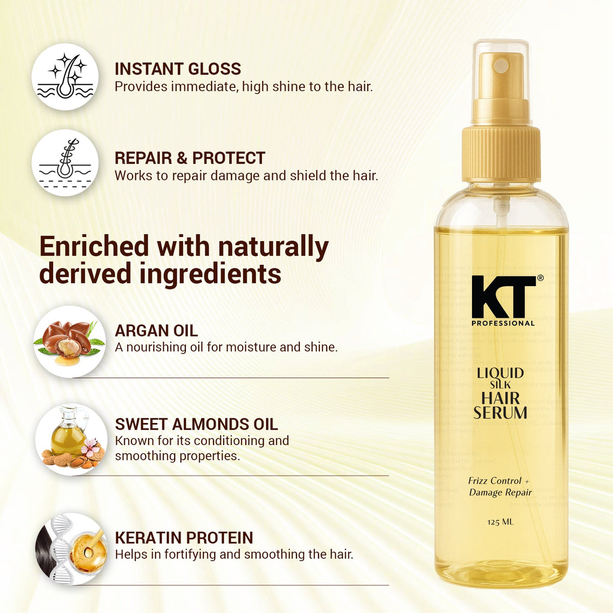 Liquid Silk Serum | Frizz Control | Instant Shine & Repair