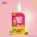 KT Kids Peppa Pig Hair Leave-In Serum 100ml - Frizz Control Kids Hair Serum with Keratin Protein and Cucumber Extract, Chemical Free Formula for Children