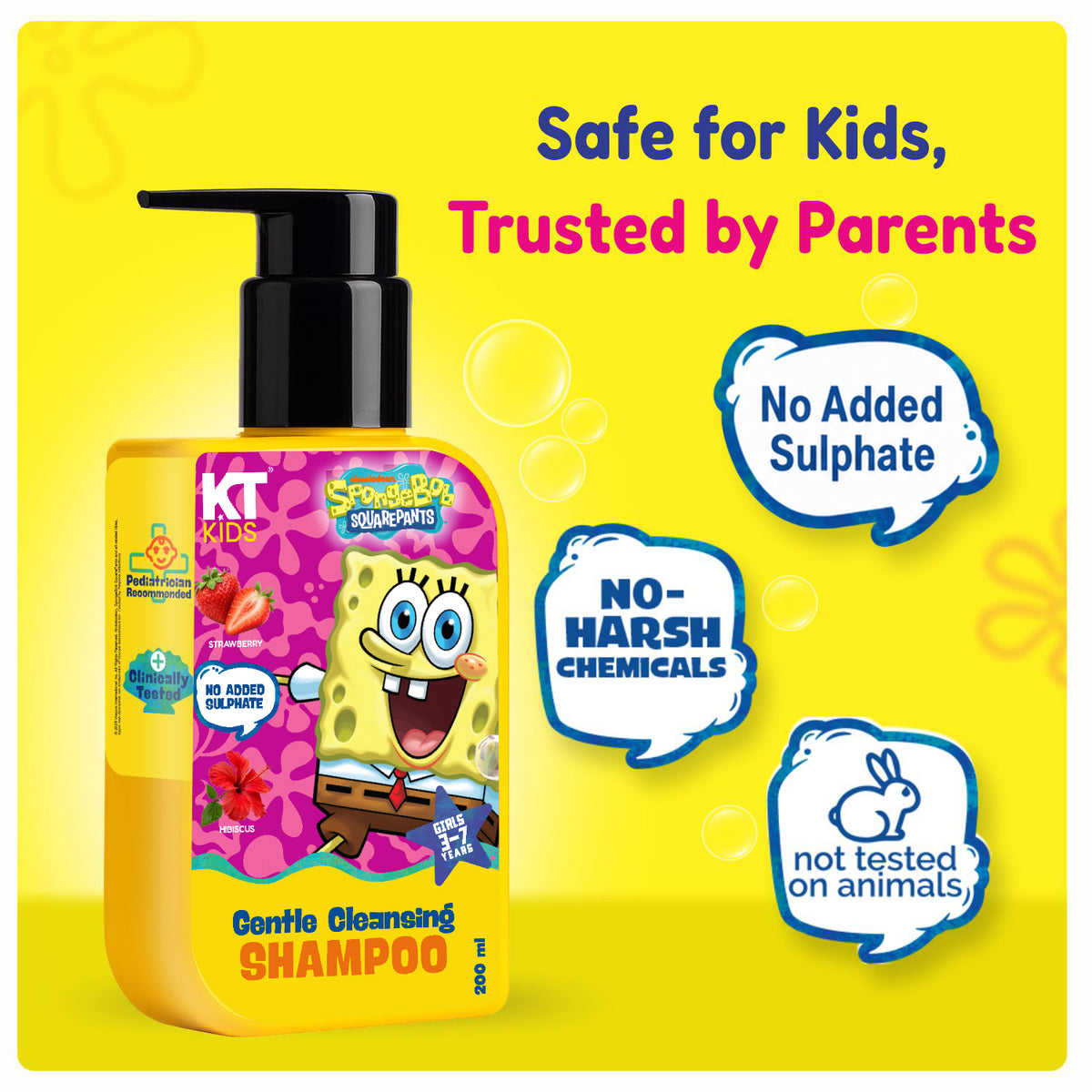 Gentle Cleansing Shampoo | For Girls | 3-7 Yrs | 200ml