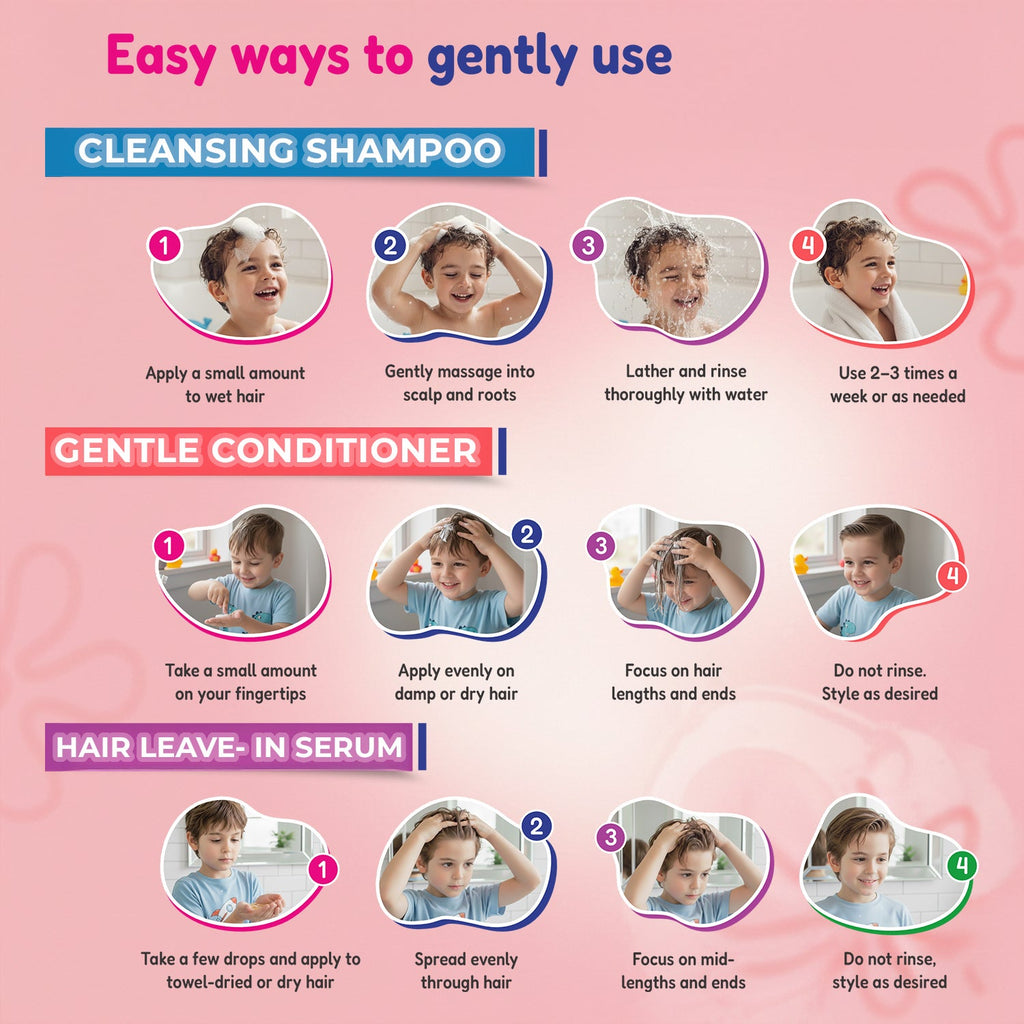 Peppa Pig Kids Hair Care Kit With a Fancy Gift Bag+ Free Peppa pig KeyChain