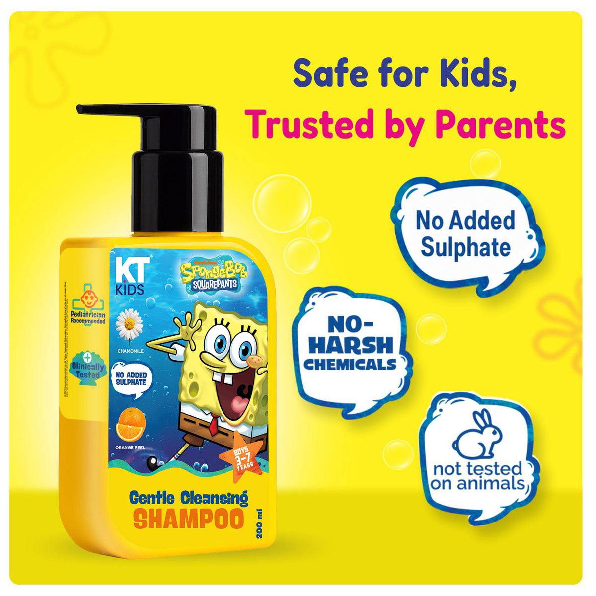 Gentle Cleansing Shampoo | For Boys | 3-7 Yrs | 200ml