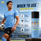 KT GOAT Edition Urban Oud Force Deodorant Spray for Men | 48HR Freshness | 200ml
