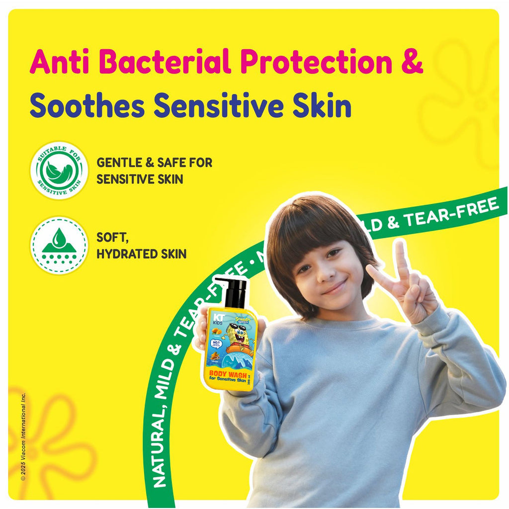 Personal Care Body Kit For Boys & Girls 3+ Years | Body Oil Lotion + Soft Body Wash + Sunscreen SPF Body