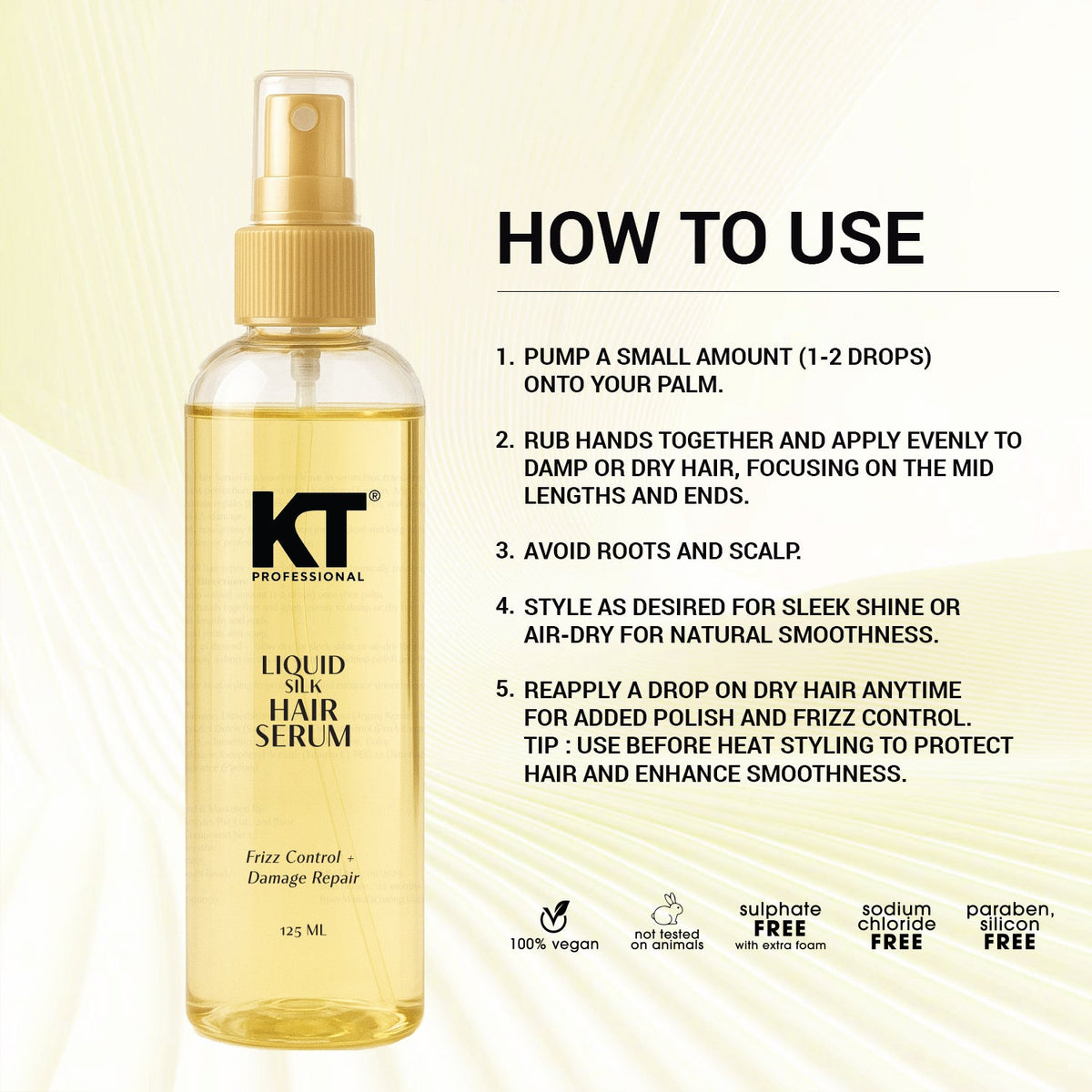 Liquid Silk Serum | Frizz Control | Instant Shine & Repair