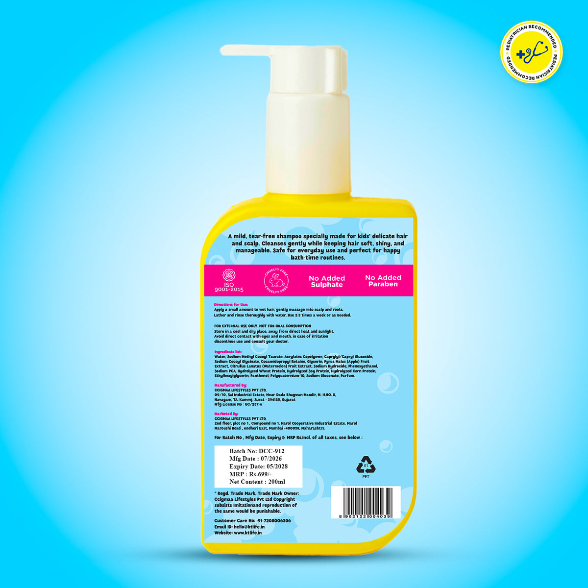Peppa Pig Gentle Cleansing Shampoo | 200ml