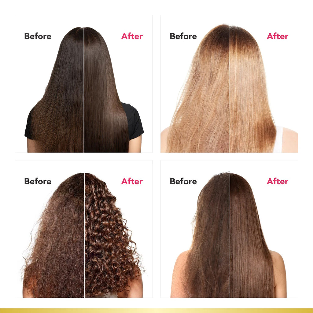Keratin Shampoo, Conditioner & Onion Serum Set | 3-Step Hair Repair