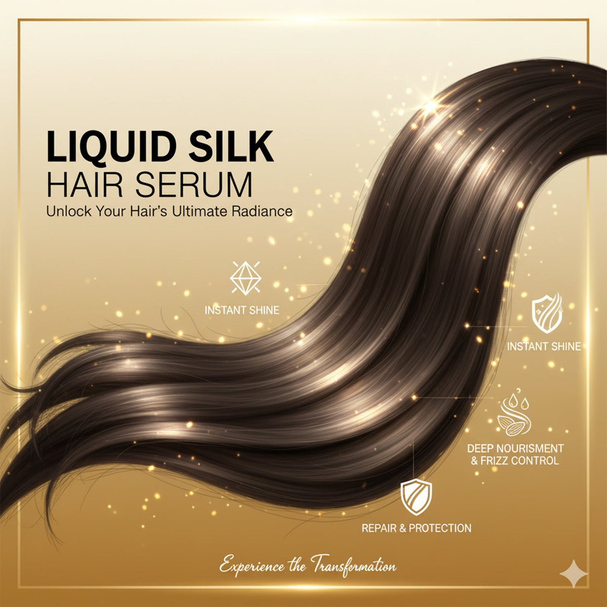 Liquid Silk Serum | Frizz Control | Instant Shine & Repair
