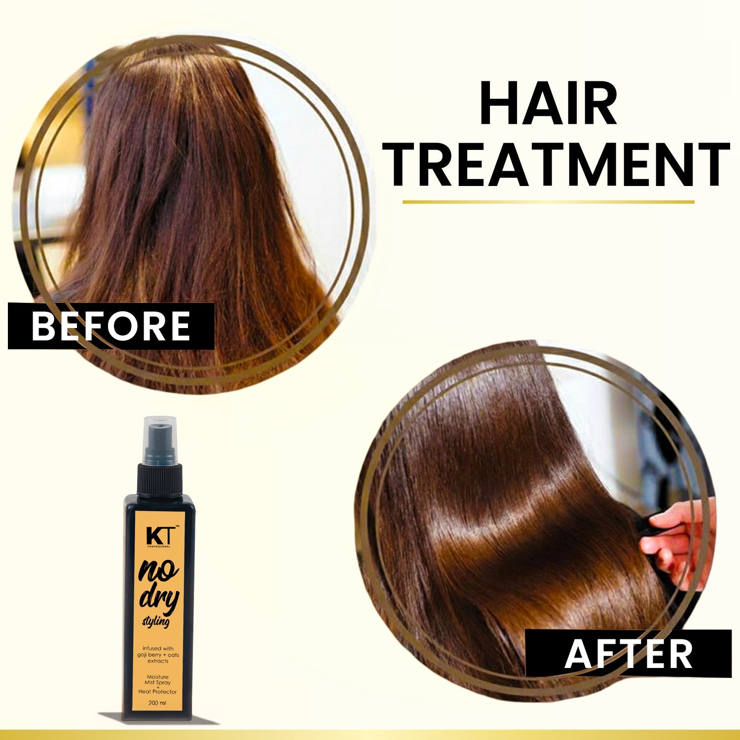 No Dry Styling Moisture Mist Hair Spray & Heat Protector