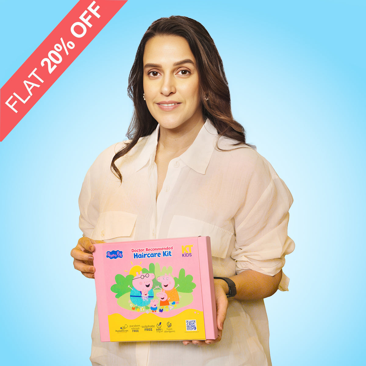 Peppa Pig Kids Hair Care Kit With a Fancy Gift Bag+ Free Peppa pig KeyChain