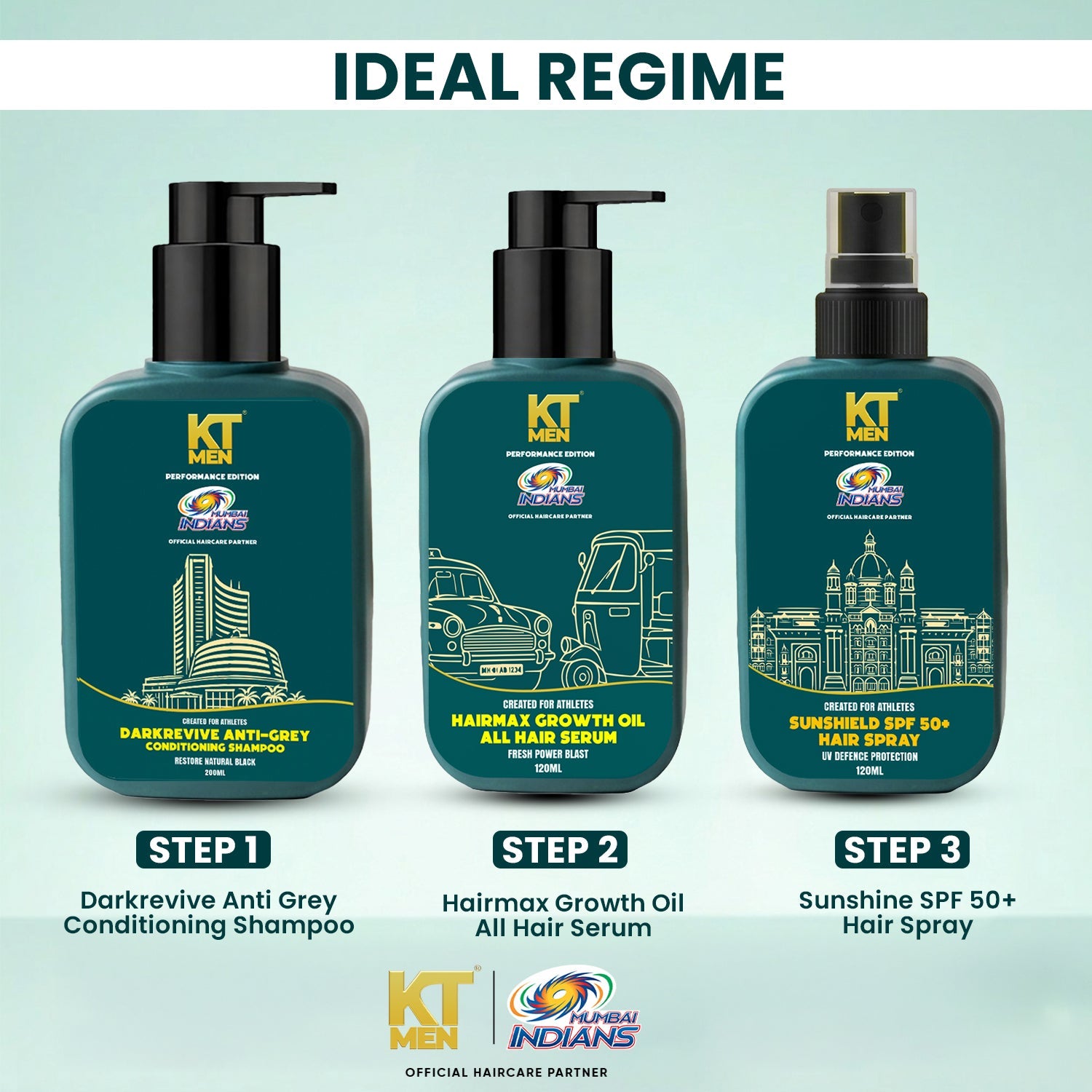 2in1 Dark Revive Anti Grey (Shampoo + Conditioner) - 200 ml (Mumbai Indians)