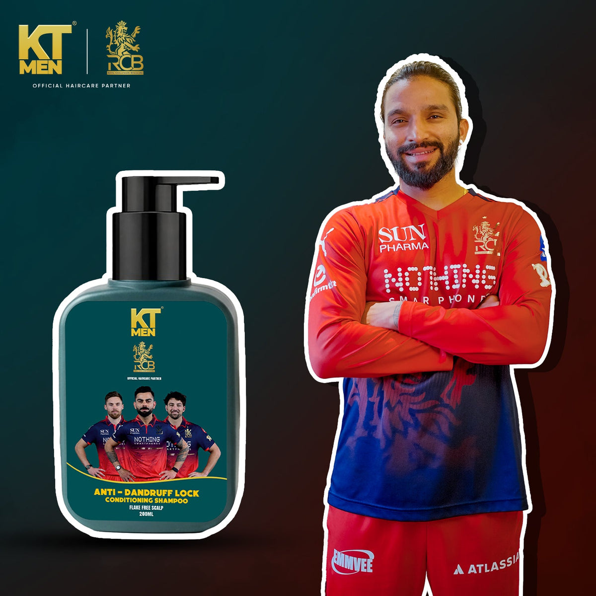 Anti Dandruff Lock Control Conditioning Shampoo For Men