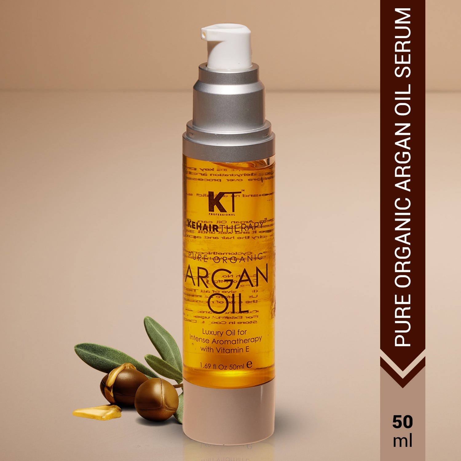 Pure Argan Oil Hair Serum for Shine & Smoothness | 50ml |100ml