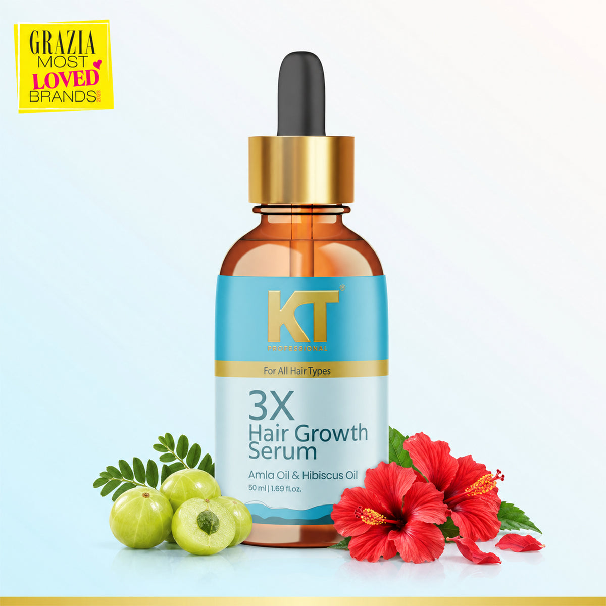3X Hair Growth Serum | Boost Hair Growth, Strength & Density