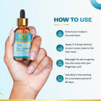 3X Hair Growth Serum | Boost Hair Growth, Strength & Density