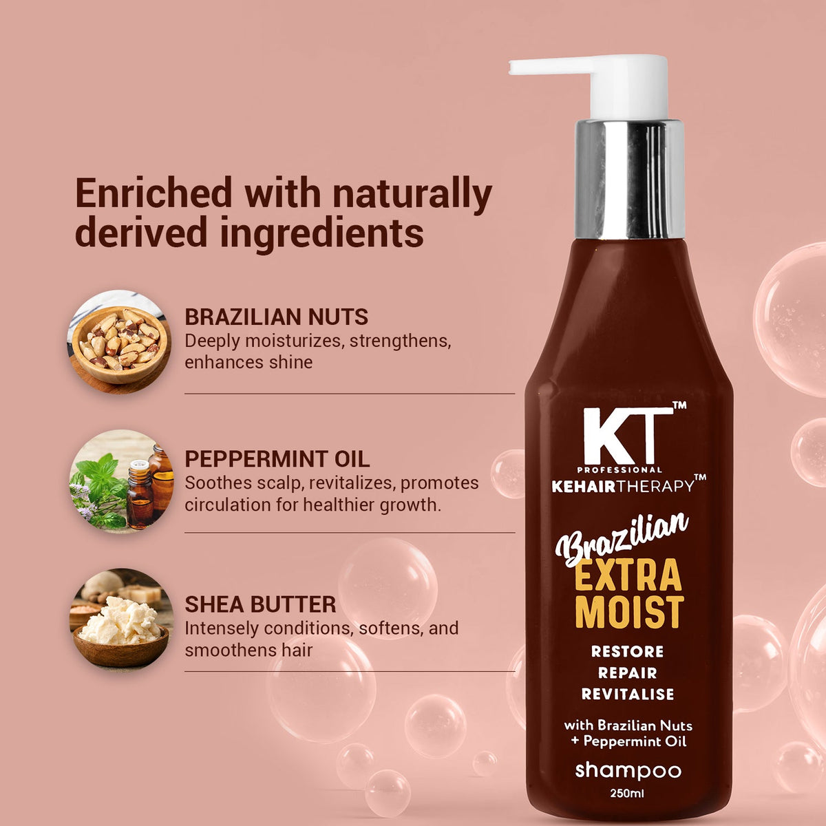 Brazilian Extra Moist Shampoo | Deep Hydration & Repair