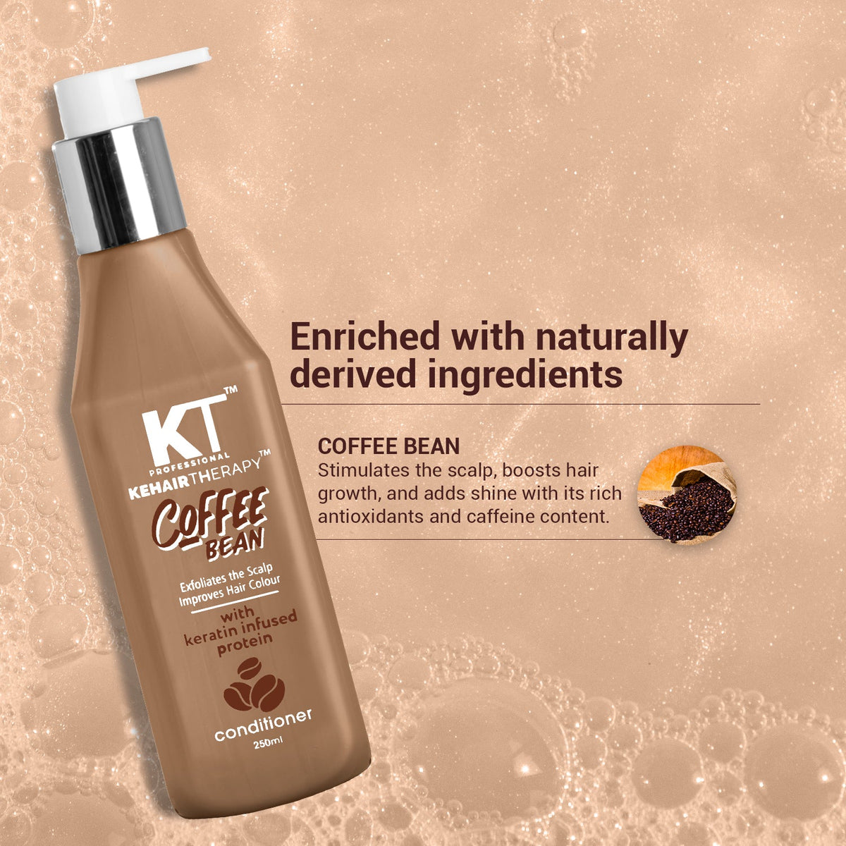 Coffee Bean Conditioner | Hair Fall Control | Keratin | Sulfate-Free