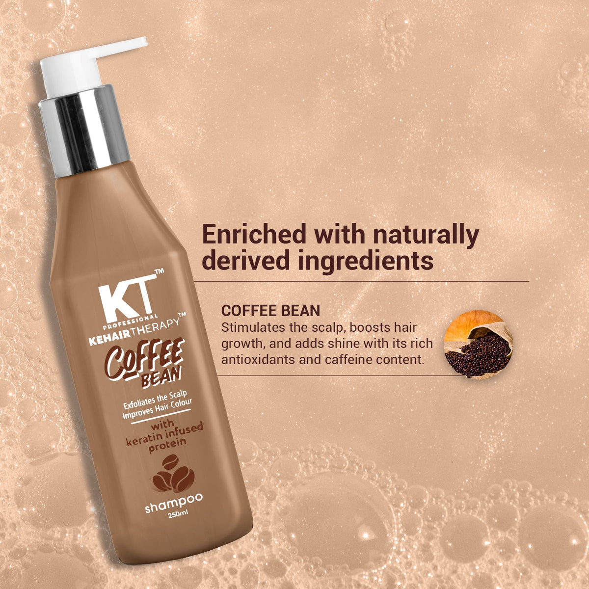 Coffee Bean Shampoo | Hair Fall Control | Coffee & Argan Oil