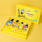Gift Set ~ Hair Care For Boys 8–12 Years | Shampoo + Conditioner / Protein Cream + Hair Serum + Sun-Protection Hair Spray + Yellow Gift Bag + FREE Keychain