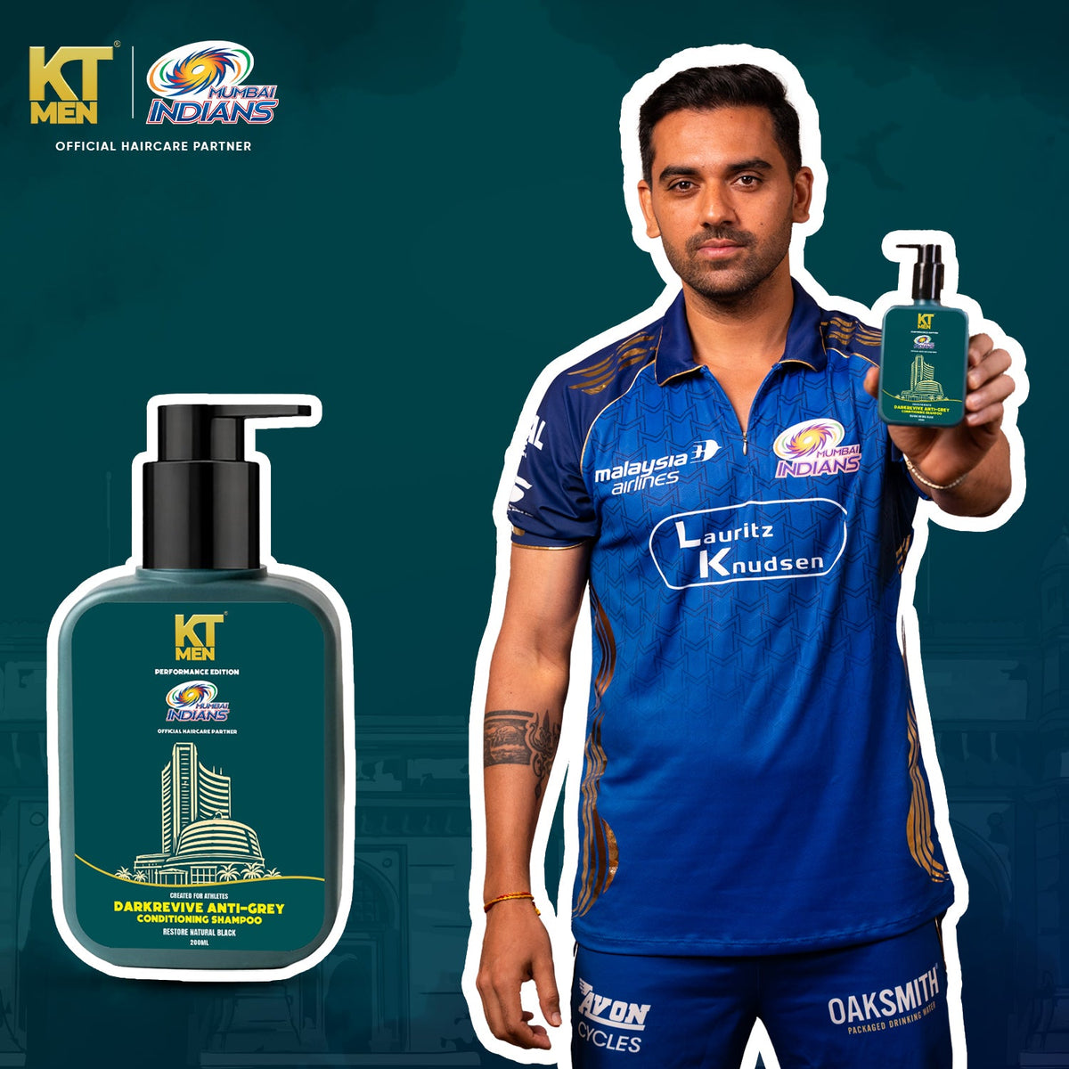 2in1 Dark Revive Anti Grey (Shampoo + Conditioner) - 200 ml (Mumbai Indians)