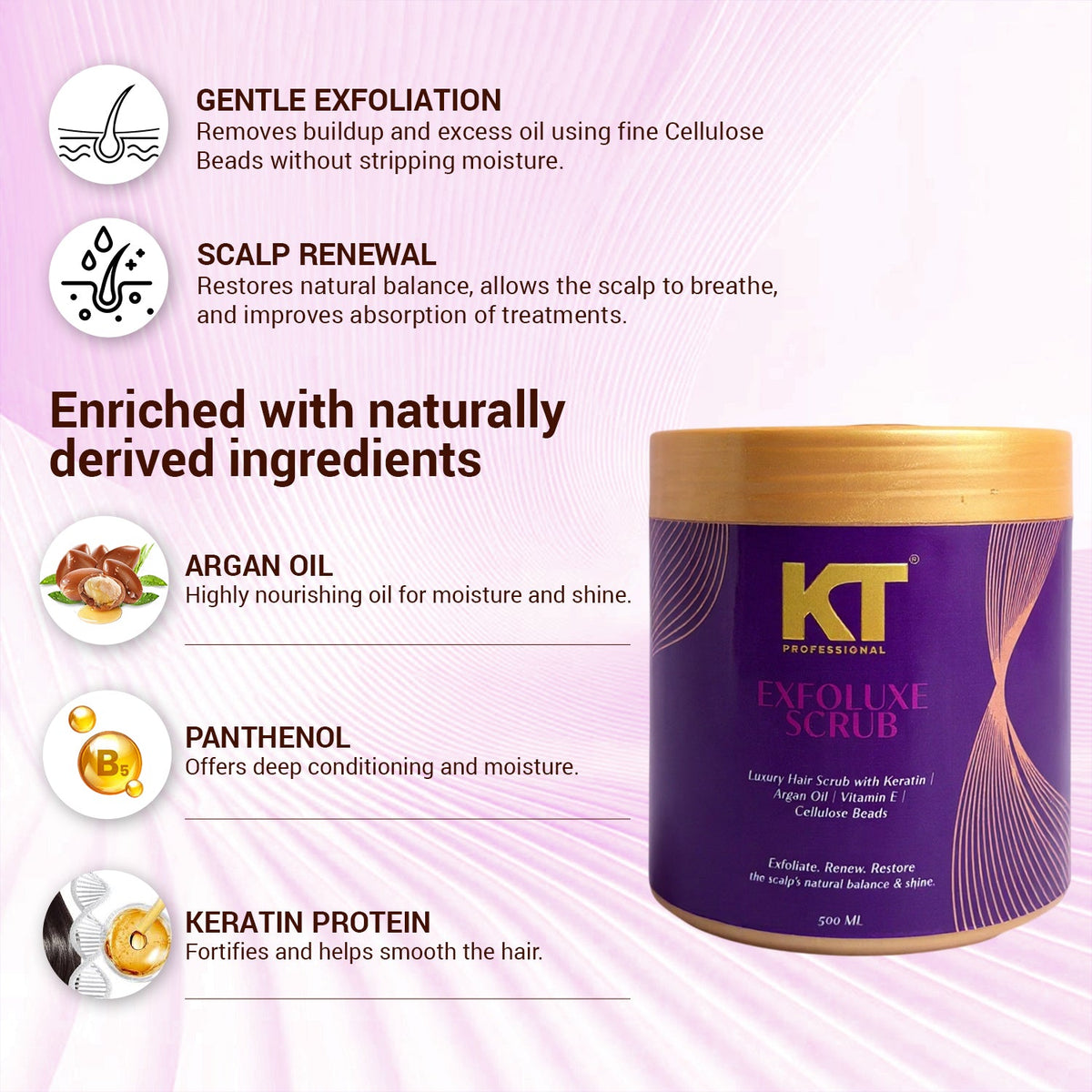 Exfo Luxe Scrub | Scalp Detox & Buildup Removal | 500ml