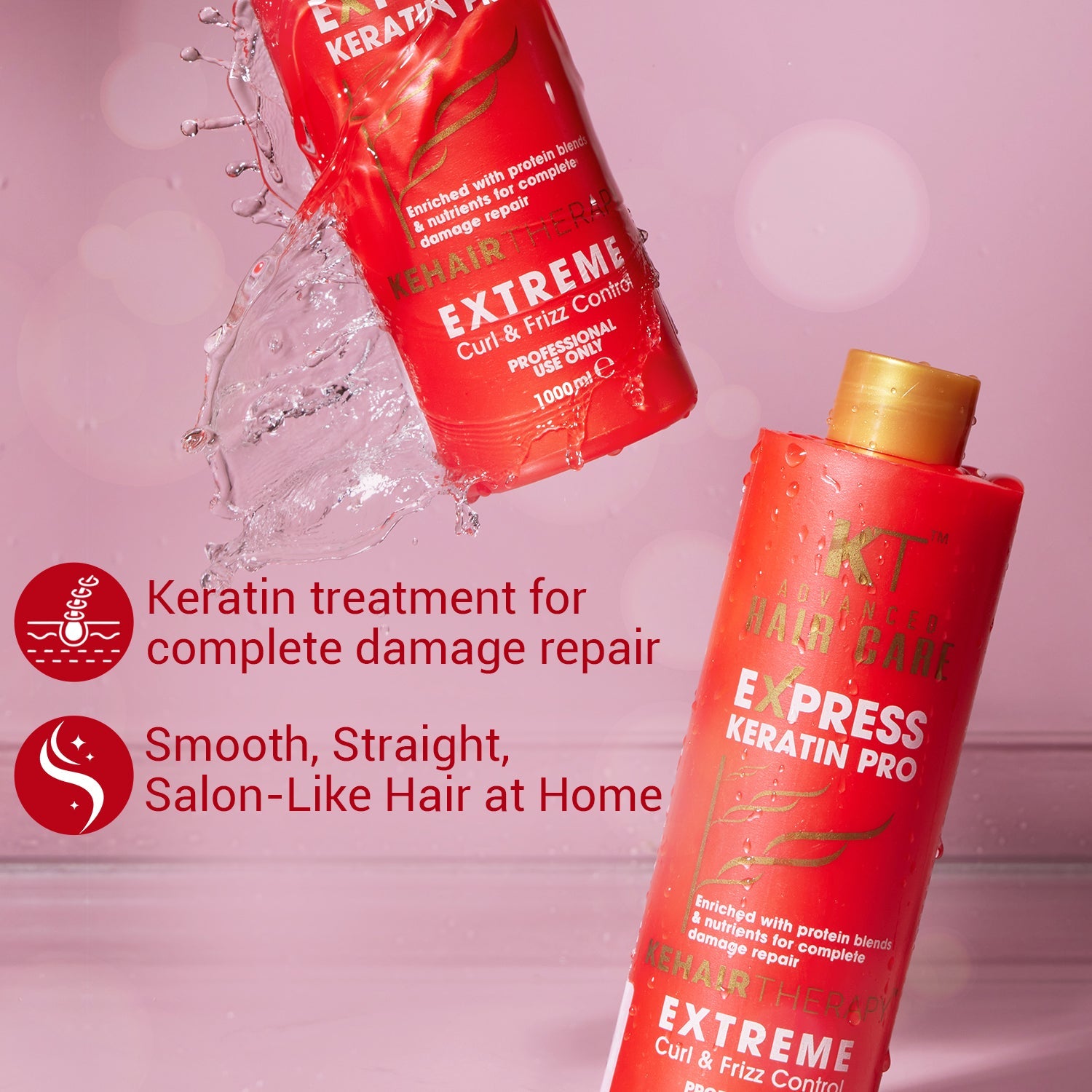 Express Keratin Pro Treatment | Extreme Curl & Frizz Control