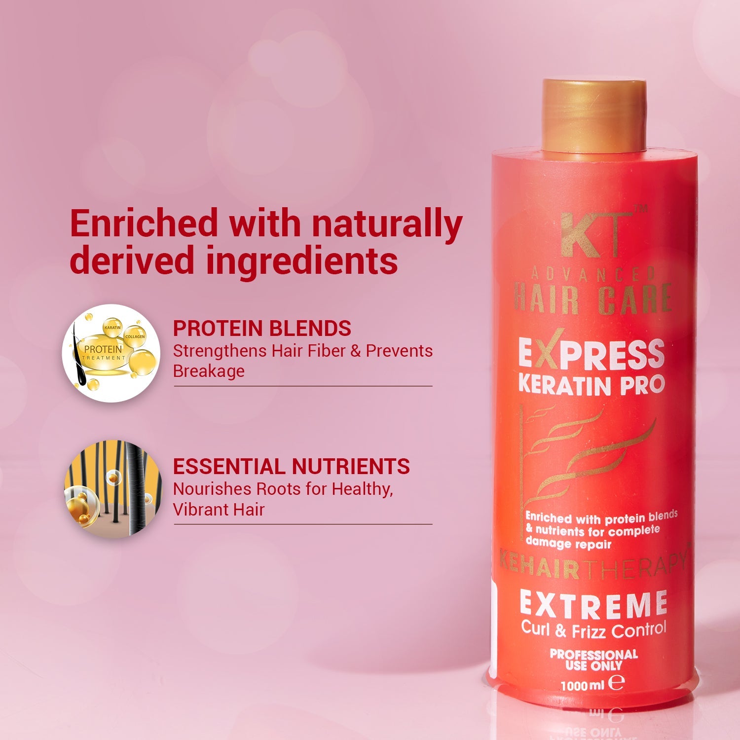 Express Keratin Pro Treatment | Extreme Curl & Frizz Control