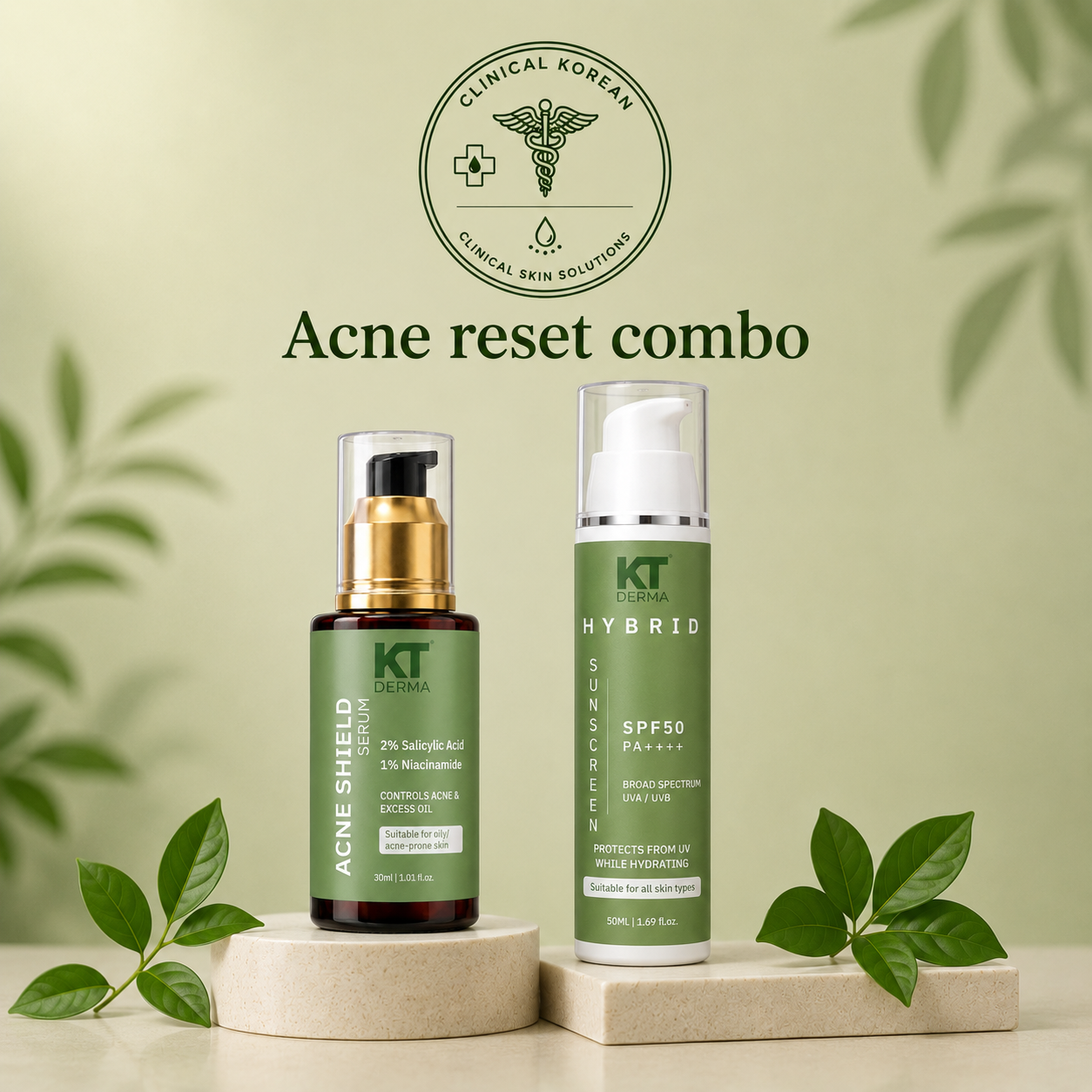 Korean Clinical Acne Reset Combo