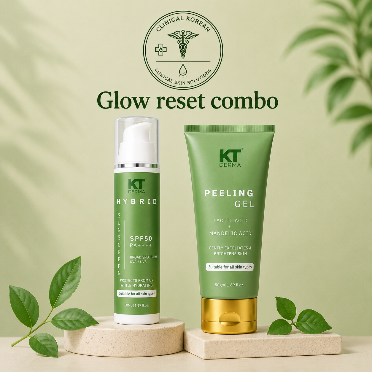 Korean Clinical Glow Repair Combo
