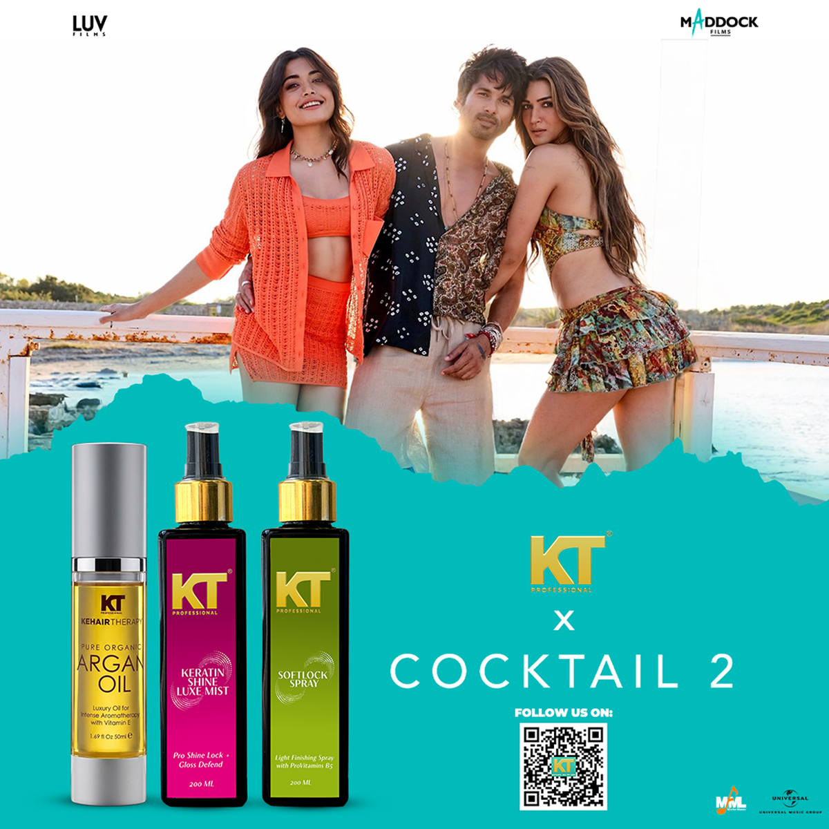 Cocktail 2 Hair Care Kit | Keratin & Argan Oil Combo